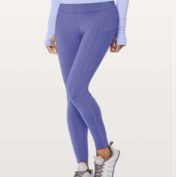 Lululemon Fast And Free Tight II - Stoney Grape sz 0 - Picture 1 of 5